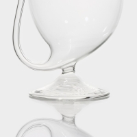 Бокал из стекла с трубочкой для вина Magistro &laquo;Пантера&raquo;, 300 мл