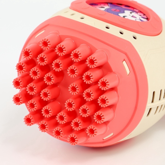 Генератор мыльных пузырей &laquo;Зайчик&raquo;, розовый, 18&times;10&times;18 см