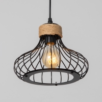 Светильник "Фон" 1х40Вт Е27 черный 23х23х18см