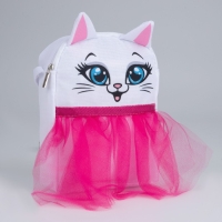 Сумка детская для девочки с фатином "Кошечка"