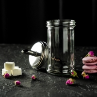 Сахарница стеклянная с дозатором &laquo;Глюкоза&raquo;, 350 мл, 7,5&times;17 см