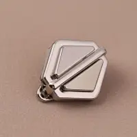 Застёжка для сумки, 3.1&times;3.1 см, цвет серебряный