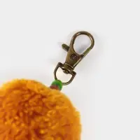 Брелок плетеный, 22 см, цв. оранжевый