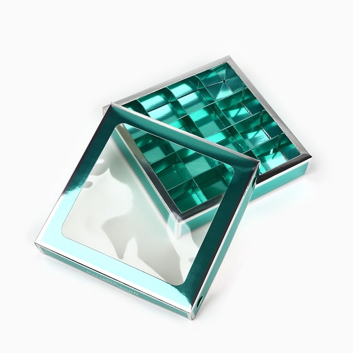 Коробка для конфет &laquo;Вдохновляй&raquo;, 18.5 х 18.5 х 3.5 см