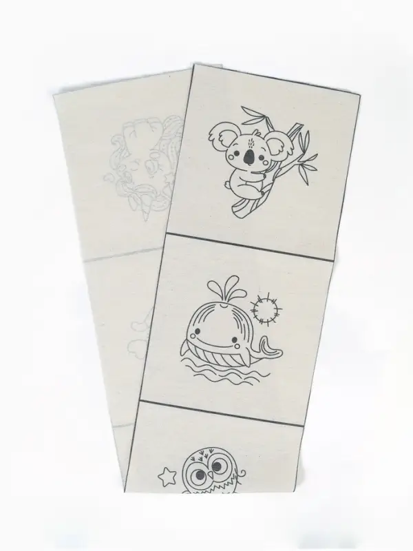 Набор для творчества. Вышивка на холсте "Милые зверюшки"