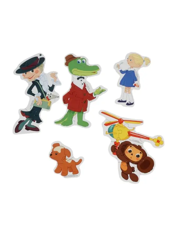 Игра-головоломка с фигурными деталями &laquo;Чебурашка. Золотая коллекция&raquo;