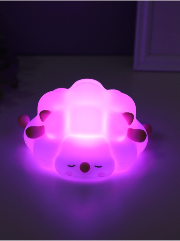 Ночник антистресс "Барашек" 2Вт LED RGB USB 13,8х16,5х8см