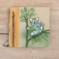 Фотоальбом "Коалы" 10 листов, 19х19х2 см, фото 10х15 см