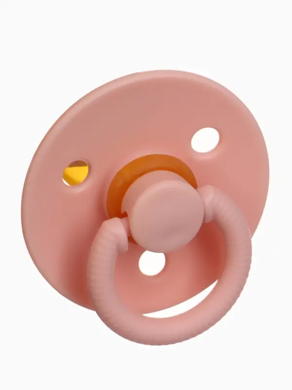 Набор классических пустышек, 2 шт., латекс, персиковый/айвори, в контейнере, от 0 мес., M&B