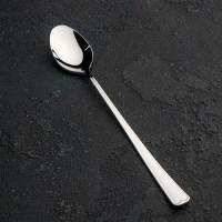 Ложка для коктейля &laquo;Мондиал&raquo;, длина 19,5 см, толщина 2,5 мм, цвет серебряный