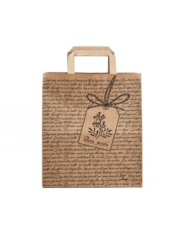 Пакет подарочный крафтовый &laquo;Для тебя&raquo;, 23.5 х 28.5 х 13 см