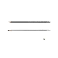 Карандаш чернографитный, ErichKrause &laquo;Megapolis&raquo;, HB, d=2.2 мм, с ластиком, трёхгранный в коробке, дерево