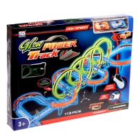 Автотрек &laquo;Стремительный мир&raquo;, радиоуправление, 2 машинки, мёртвая петля, свет