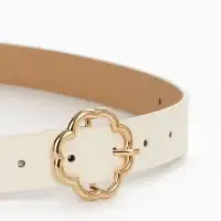 Ремень жен 05-01-01-01, Март2512, 2,8*0,3*110 см, без винта, пряж золото, 1 прокол,