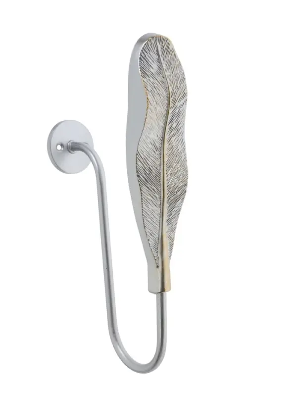 Крючок для штор CAPPIO KS040, цвет серебро с золотом, набор 2 шт