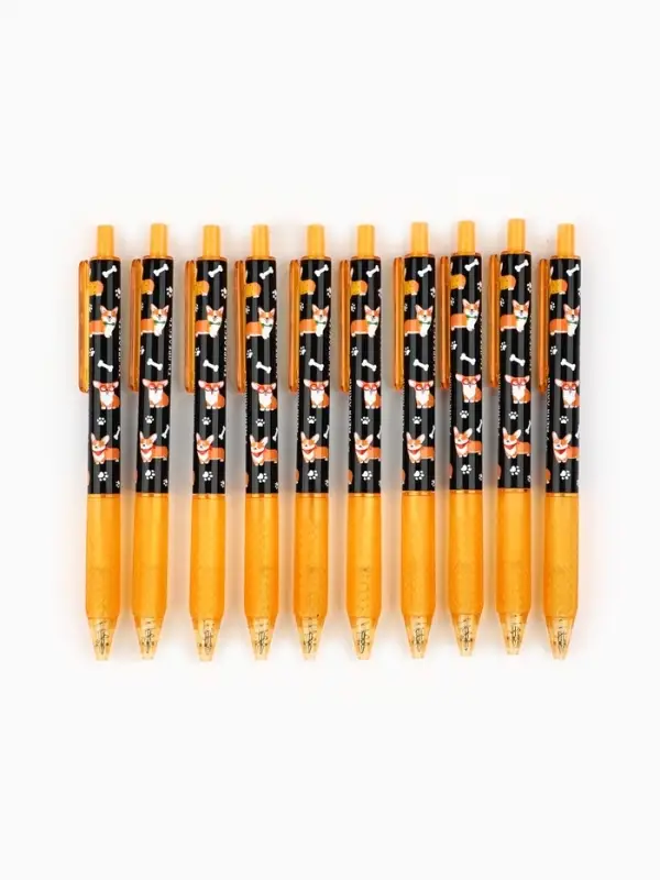 Ручка шариковая с резиновым держателем "У меня лапки", синяя паста 0.5 мм