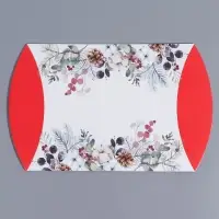 Коробка новогодняя складная фигурная &laquo;Акварель&raquo;, 11 х 8 х 2 см, Новый год