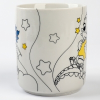 Роспись кружки красками (частичное заполнение) на новый год &laquo;Мечты дракончиков&raquo;, новогодний набор для творчества