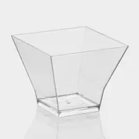 Форма пластиковая одноразовая для фуршета &laquo;Пагода&raquo;, 90 мл, прозрачная