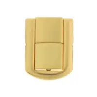 Замок-защелка на ящик ZM01, 3.2&times;2.5 см, цвет золото