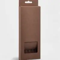 Набор трубочек из боросиликатного стекла с ершиком "Симпл", 4 трубочки, 1 ершик