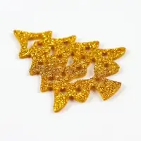 Декор "Золотые елочки", набор 6 шт.