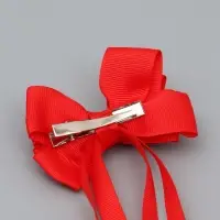 Бант для волос на заколке с лентами, цвет красный, Винкс