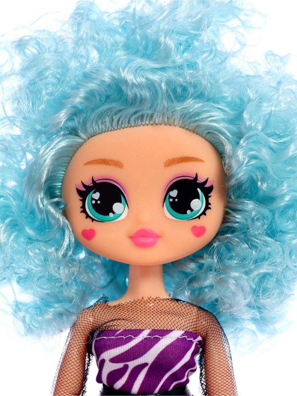 Кукла &laquo;Кудряшка Рина&raquo;, шарниры в руках, голубой