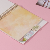 Фотоальбом на спирали 20 листов "Наша любовь" объёмный элемент + 4 вкладки 24х24 см