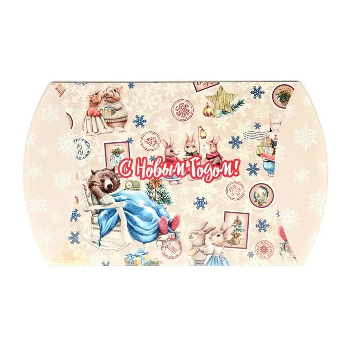 Коробка складная, подарочная новогодняя &laquo;Уют&raquo; 19&times;14&times;4 см