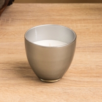 Свеча ароматическая в стеклянном подсвечнике 85 гр, жимолость