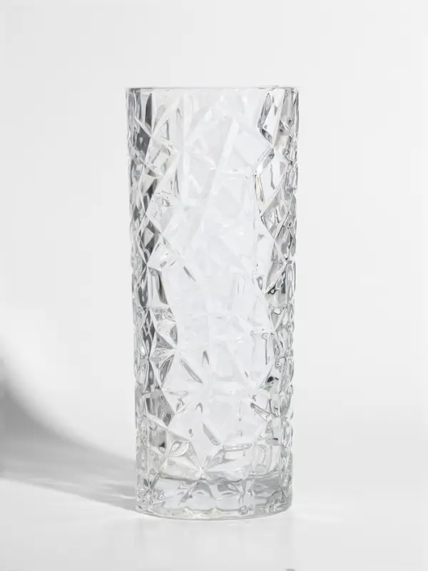 Ваза стекло настольная "Шерри" геометрия, 29х11,5 см, прозрачный