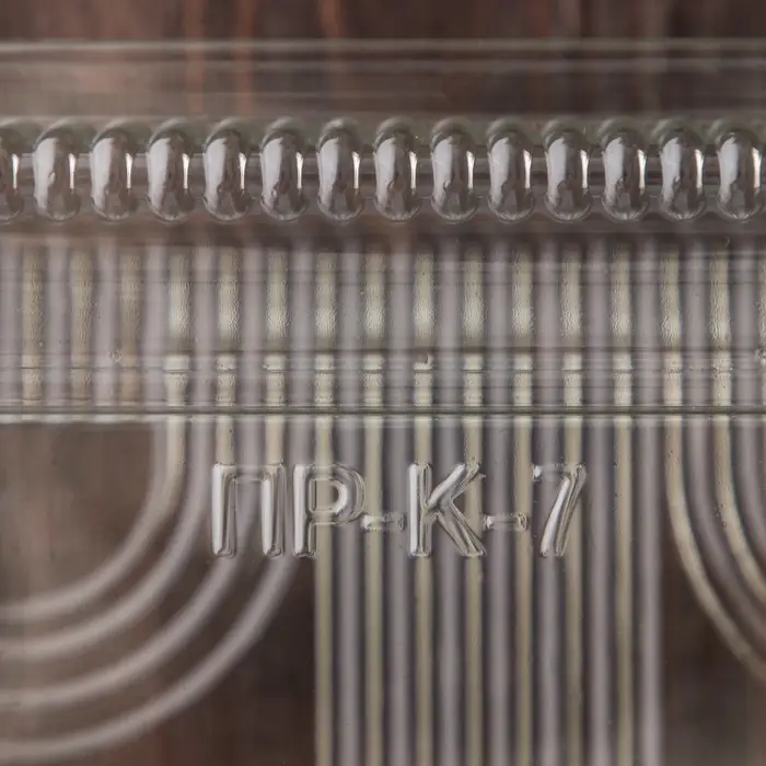 Контейнер одноразовый с неразъёмной крышкой ПР-К-7 А, пластик, 250 мл, 21.5&times;13.5&times;7.2 см, прозрачный