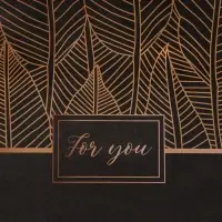 Пакет подарочный крафтовый For You 15&times;21&times;8 см, 120 г/м&sup2;