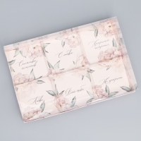 Коробка кондитерская для муссовых пирожных &laquo;С любовью&raquo;, 27 х 17.8 х 6.5 см