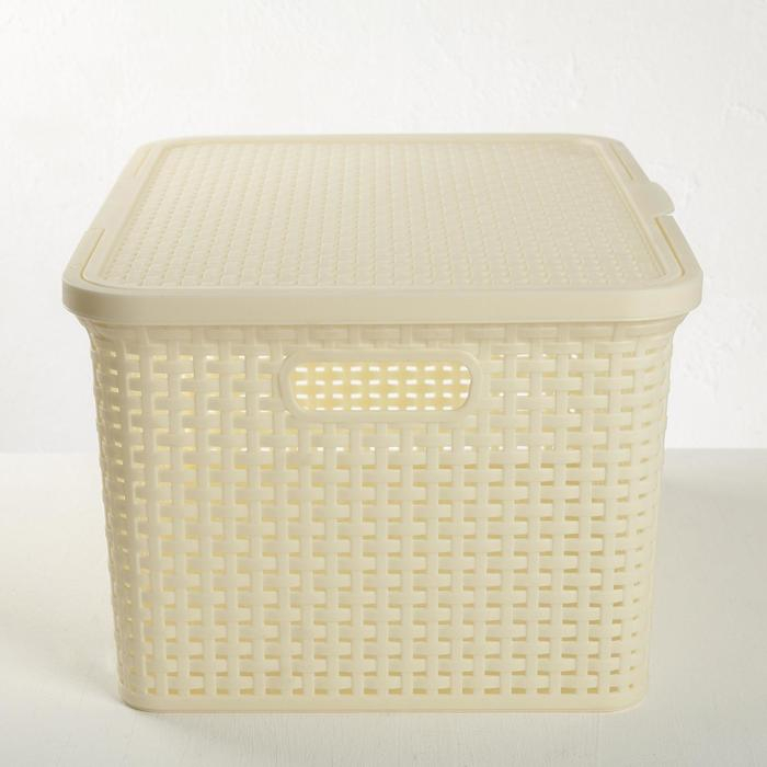 Корзина для хранения &laquo;Артлайн&raquo;, 30 л, 46&times;34&times;25 см, цвет МИКС