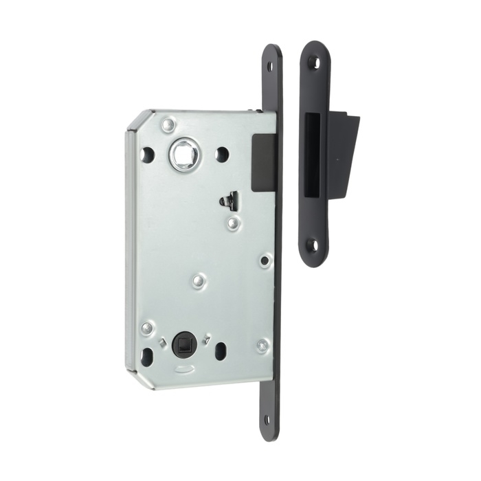 Защелка врезная магнитная, под завертку LOCKLAND ZLK7BL, цвет черный