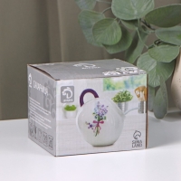 Сахарница с ложкой Доляна &laquo;Зайка&raquo;, 200 мл, цвет белый