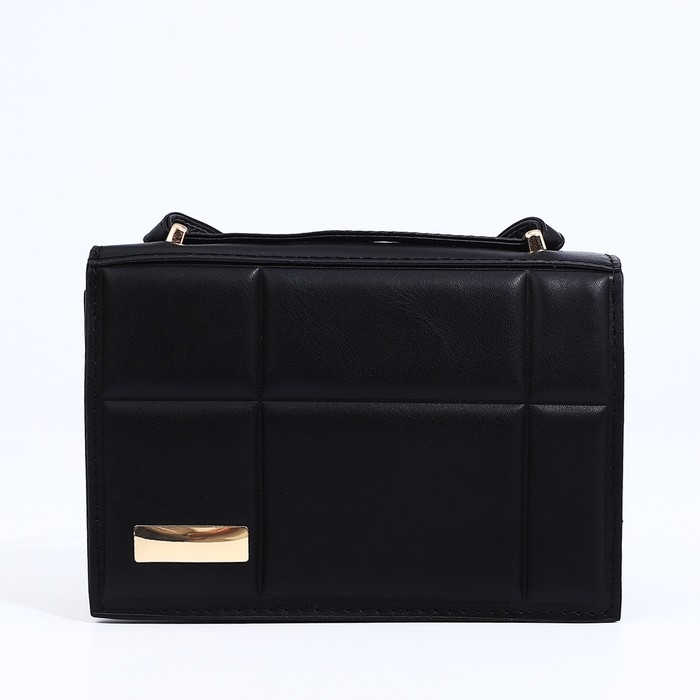 Сумка-мессенджер на магните, цвет чёрный