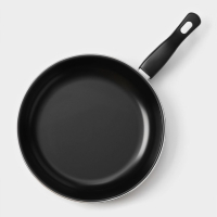 Набор сковород &laquo;Жаклин&raquo;, 3 предмета: 20/25/30&times;4 см, антипригарное покрытие, цвет чёрный