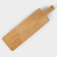 Доска сервировочная с ручкой Adelica, на ножках, 38&times;10&times;6 см, берёза