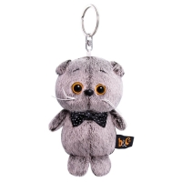 Мягкая игрушка-брелок &laquo;Кот Басик с бантиком-бабочкой&raquo;, 12 см