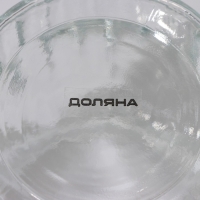 Банка стеклянная для хранения сыпучих продуктов Доляна &laquo;Зайка&raquo;, 230 мл, с керамической крышкой