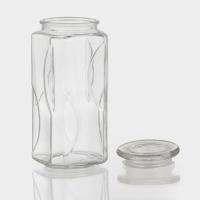Банка стеклянная для сыпучих продуктов &laquo;Лорд&raquo;, 1,3 л, 9,5&times;22,5 см