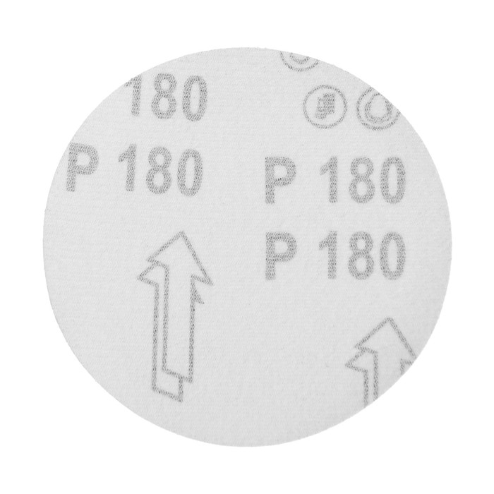 Круг абразивный шлифовальный под "липучку" ТУНДРА, 115 мм, Р180, 10 шт.