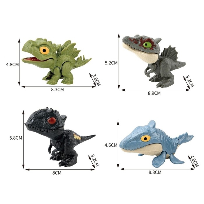 Фигурка динозавра &laquo;Кусачка&raquo;, 20 видов, цвет МИКС