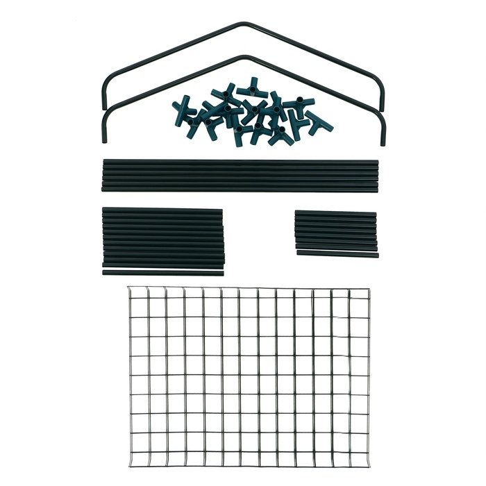 Стеллаж для рассады, 4 полки, 160 &times; 40 &times; 65 см, металлический каркас d = 12 мм, без чехла, Greengo