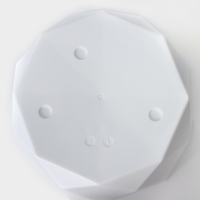 Горшок с поддоном &laquo;Призма&raquo;, 2,6 л, цвет белый