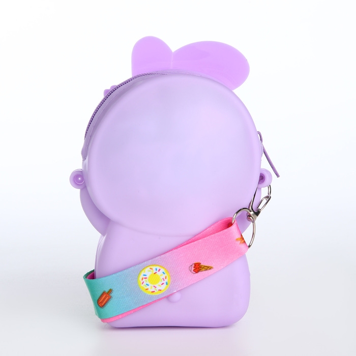 Сумка детская для девочки на молнии &laquo;Выбражулька&raquo;, pop it, цвет сиреневый