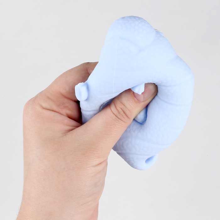 Мяч детский резиновый ёжка световой &laquo;Дино&raquo;, цвета МИКС , в шоубоксе